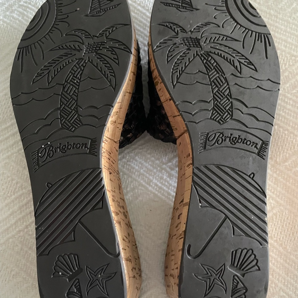 Beautiful Brighton wedged sandals, excellent condition worn once. - Picture 6 of 6